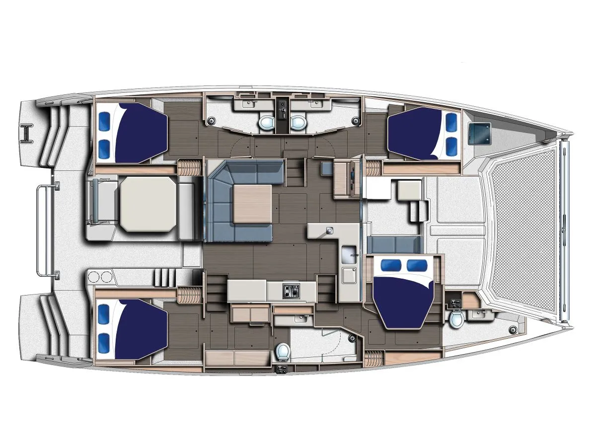 Moorings 5000 Club - Catamaran in Wickhams Cay 2
