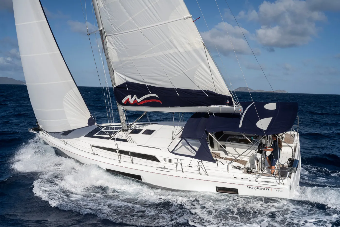 Moorings 46.3 Exclusive - Sailboat in Wickhams Cay 2
