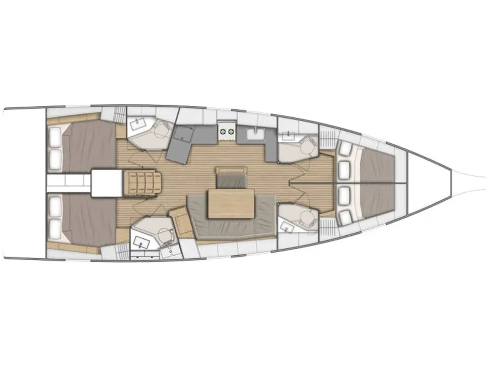 Sunsail 46.4 Premium - Sailboat in Kontokali