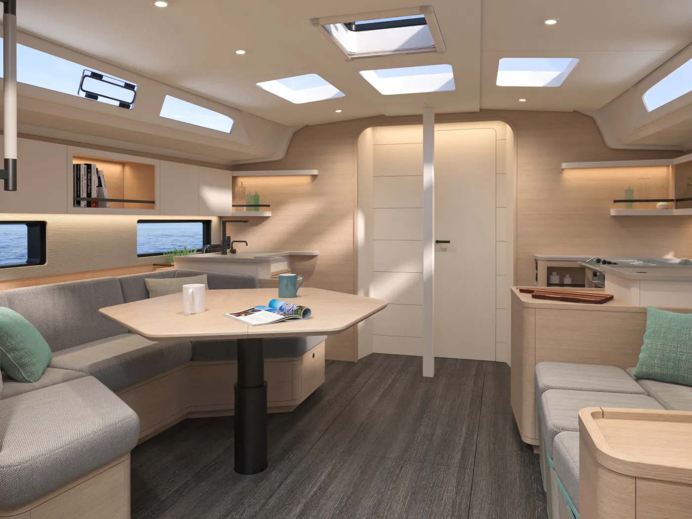 Sunsail 44.4 Premium - Sailboat in Marina