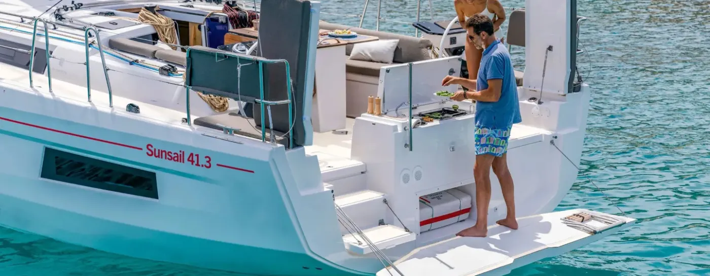 Sunsail 41.3 Premium - Yelkenli içinde Wickhams Cay 2