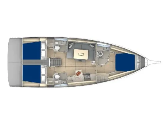 Sunsail 41.3 Premium Plus - Sailboat in Marina