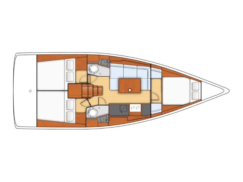 Oceanis 38.1 Classic - Yelkenli içinde Tonnarella
