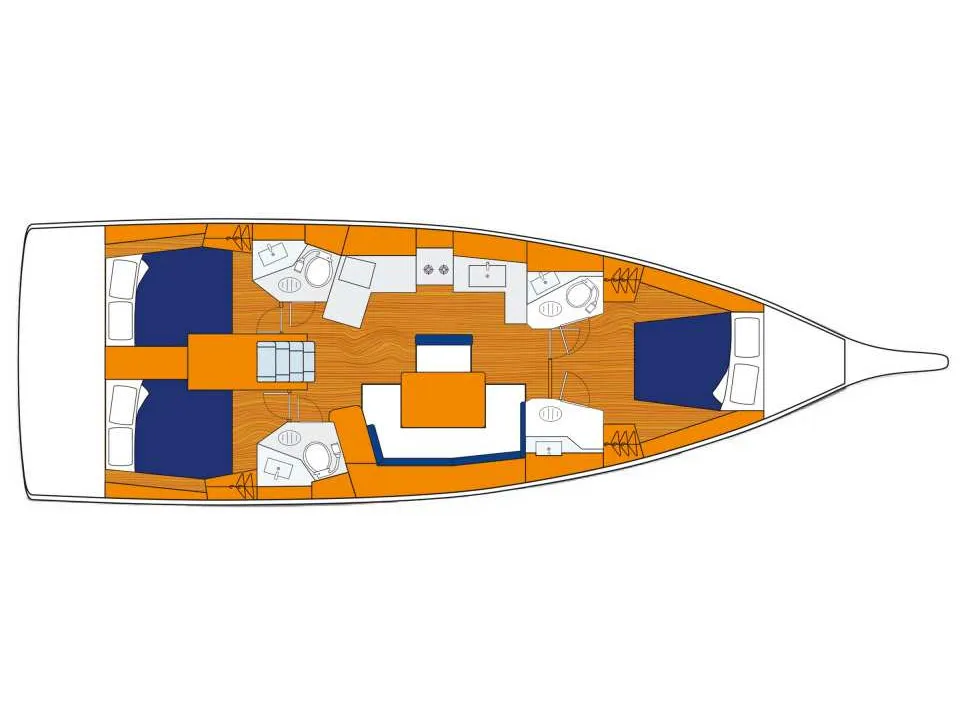Oceanis 461/3/3 Premium - Sailboat in Wickhams Cay 2