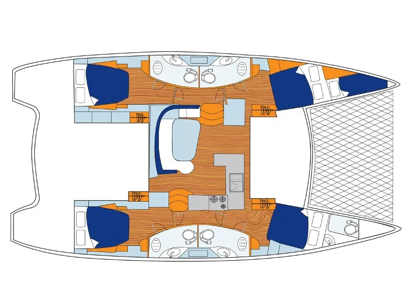 Sunsail 454L Classic - Catamaran in Wickhams Cay 2