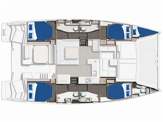 Sunsail 454L Premium - Catamaran in Wickhams Cay 2