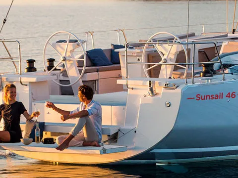 Sunsail 46.4 Premium - Sailboat in Marina