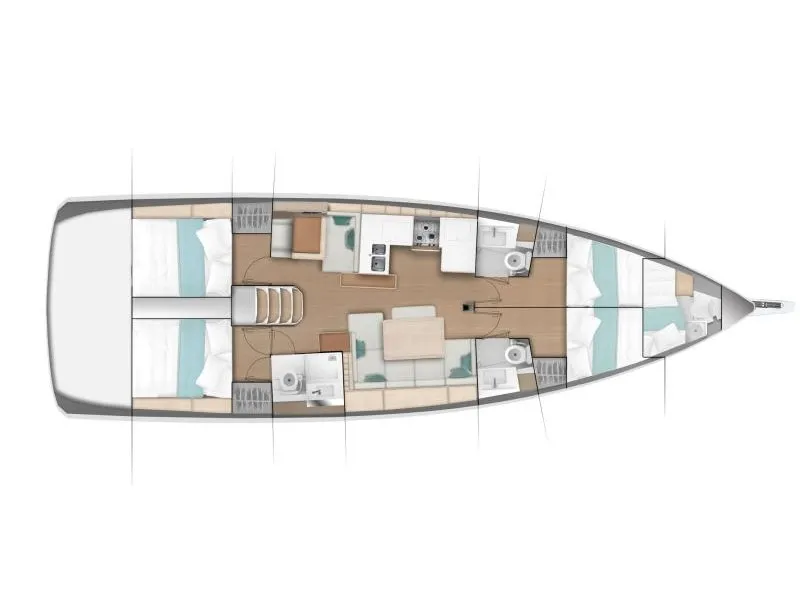 Sun Odyssey 490 Premium - Sailboat in Tonnarella