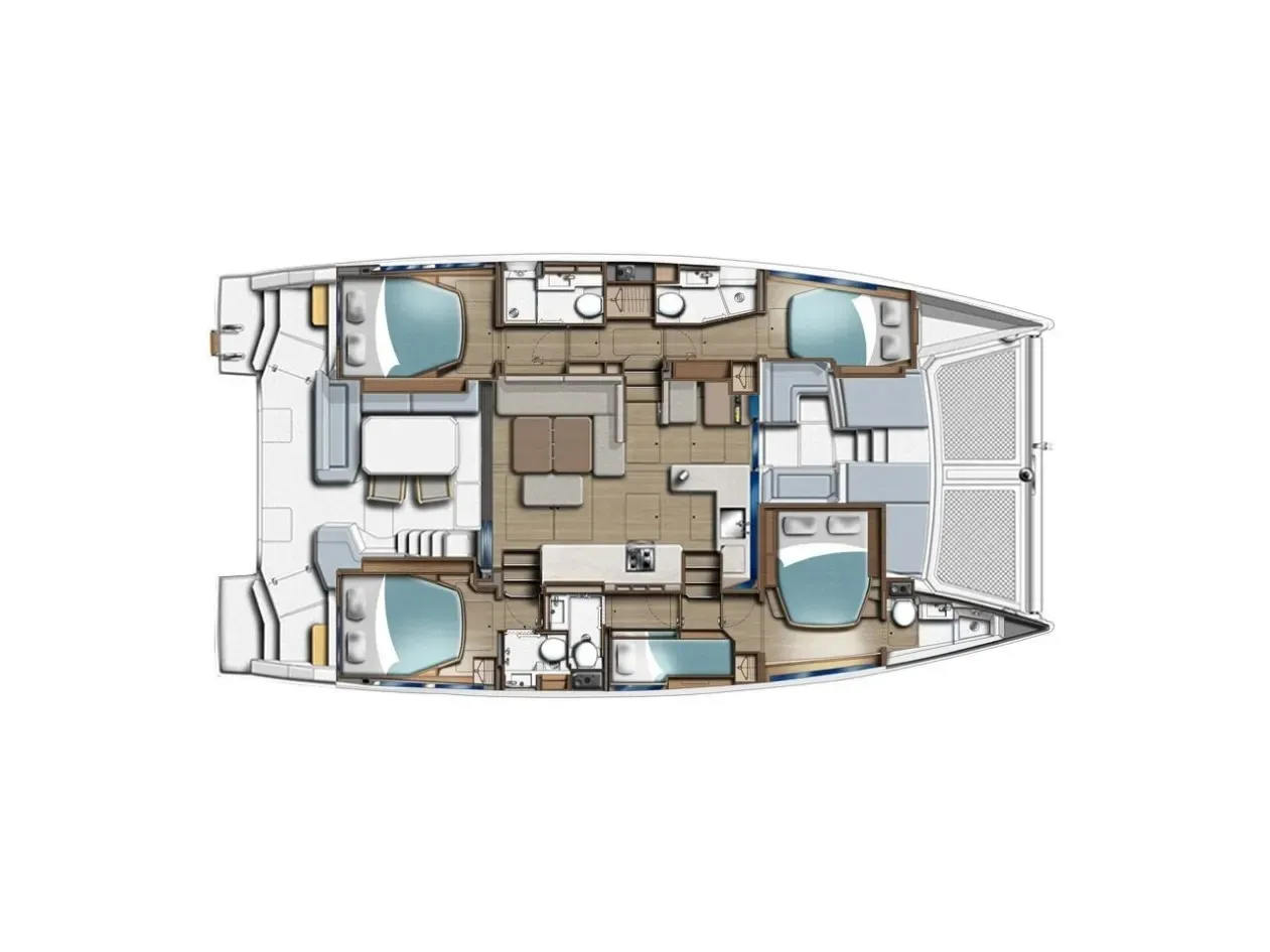 Sunsail 465 Premium Plus - Catamaran in Lefkada