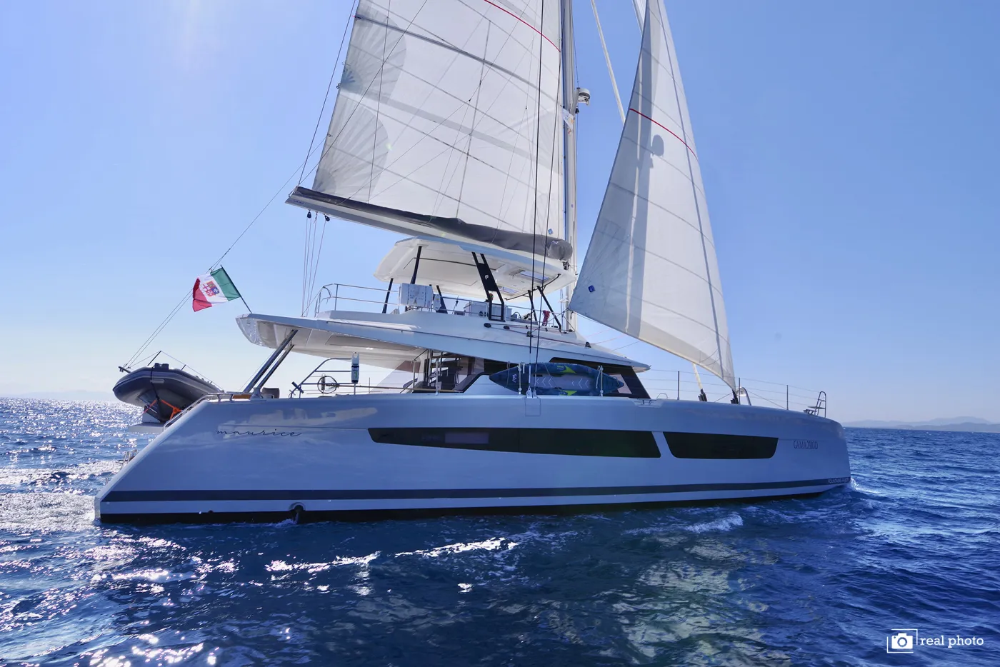 Maurice - Luxury Catamaran, A/C, Generator, Water maker - Katamaran içinde Cannigione