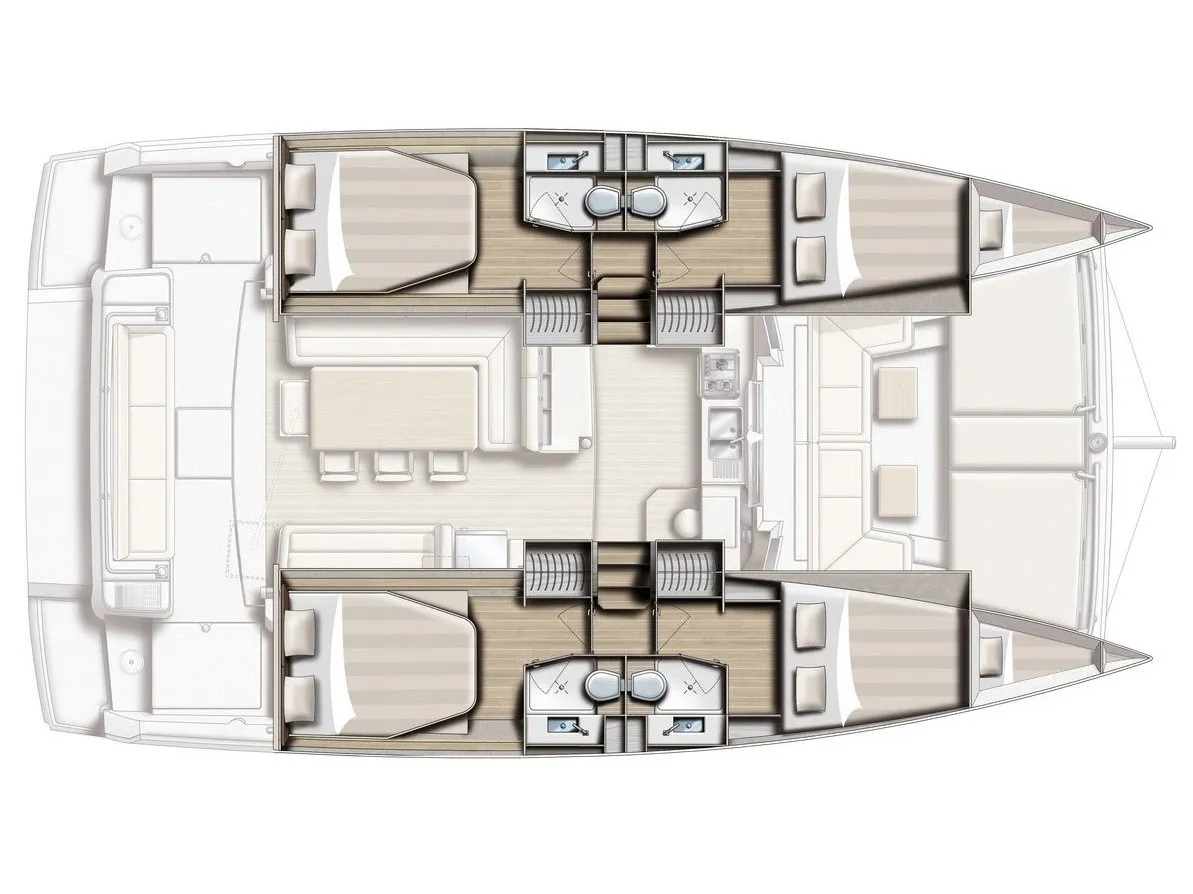 Dafne - Water maker, Solar Panel - Catamaran in Cannigione