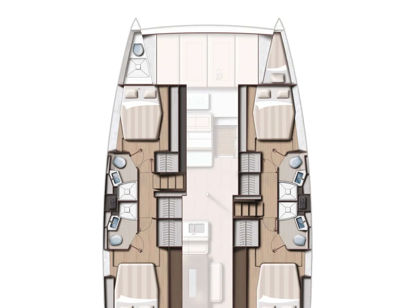 Moderna - A/C, Generator, WM, Solar Panel, BBQ - Catamaran in Cannigione