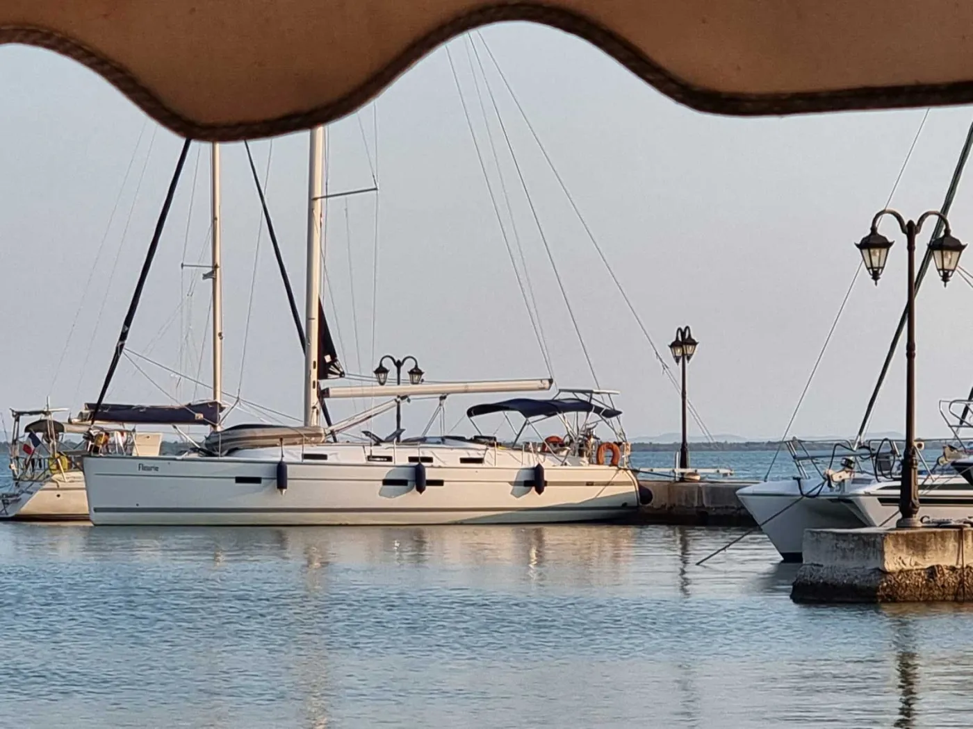 Fleurie - Sailboat in Kontokali