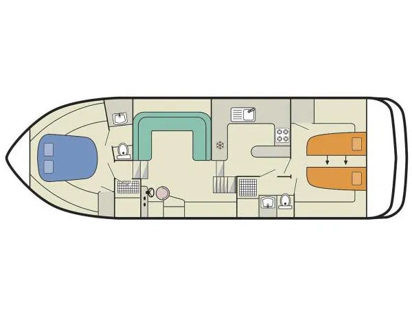 Royal Mystique A - Comfort Plus 9 - Motor Yacht in Rheinsberg