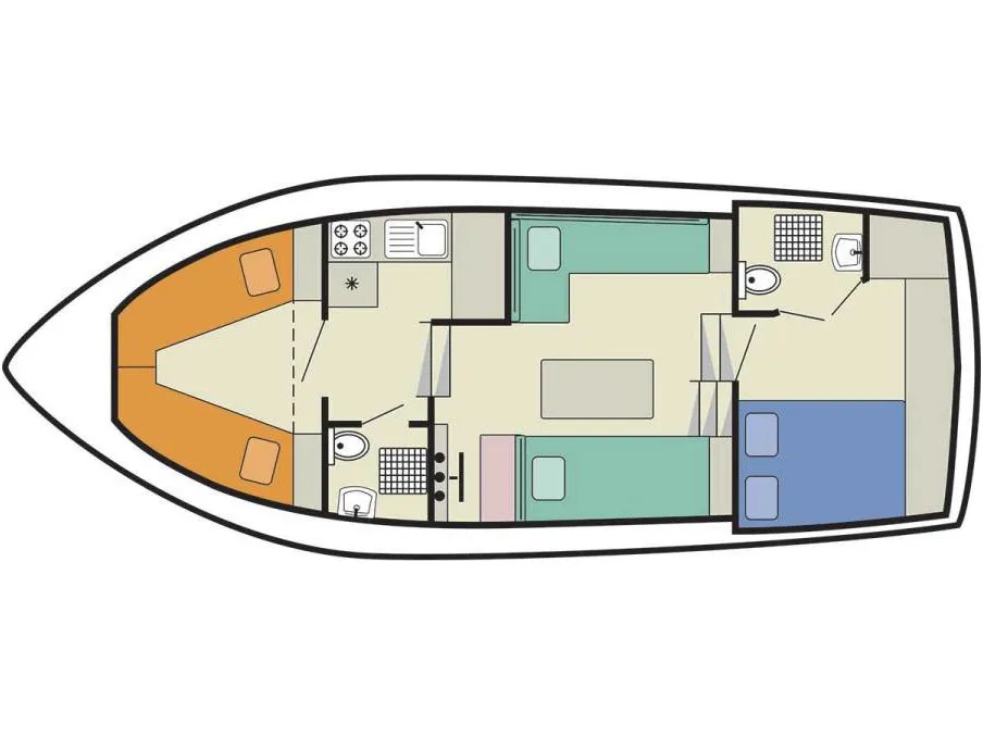 Lake Star - Budget 4 - Motor Yacht in Townparks