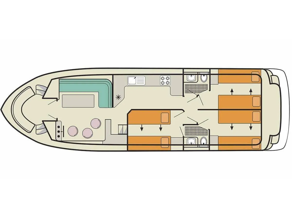 Calypso - Comfort 4 - Motor Yacht in Castelnaudary