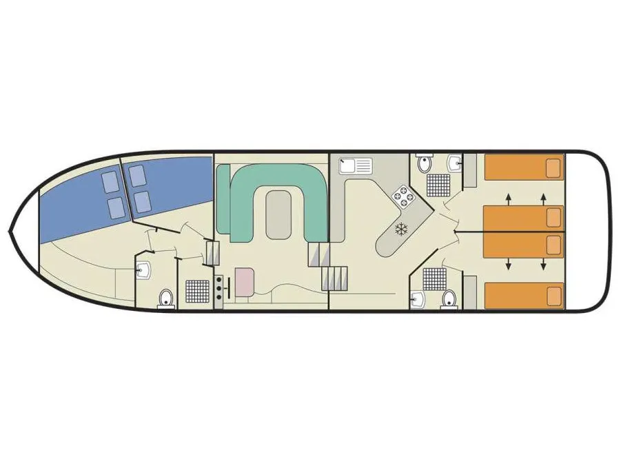 Magnifique - Comfort 52 - Motor Yat içinde Branges