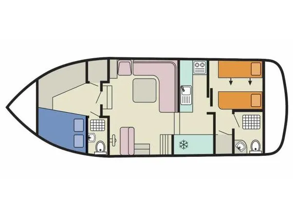 Corvette A - Budget 13 - Motor Yacht in Migennes