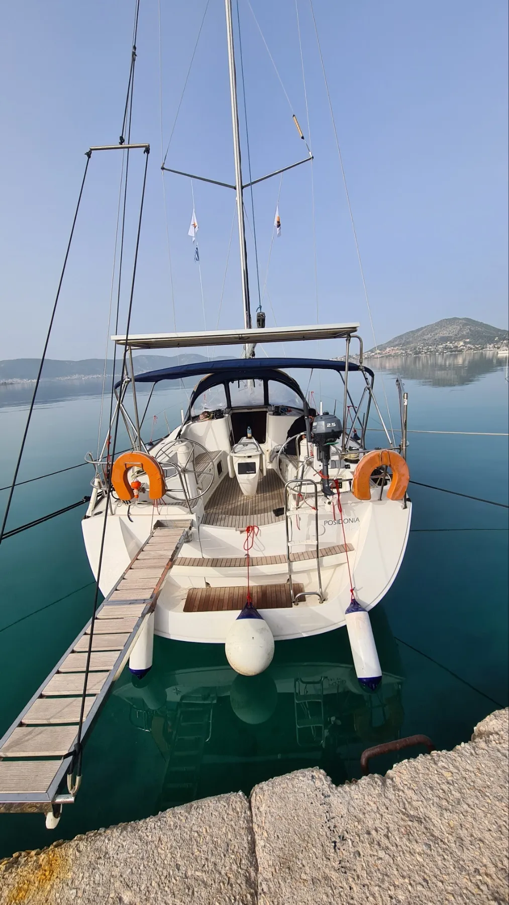 Posidonia - Sailboat in Kallithea