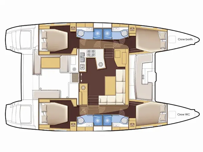 La Luna - Catamaran in Karagözler