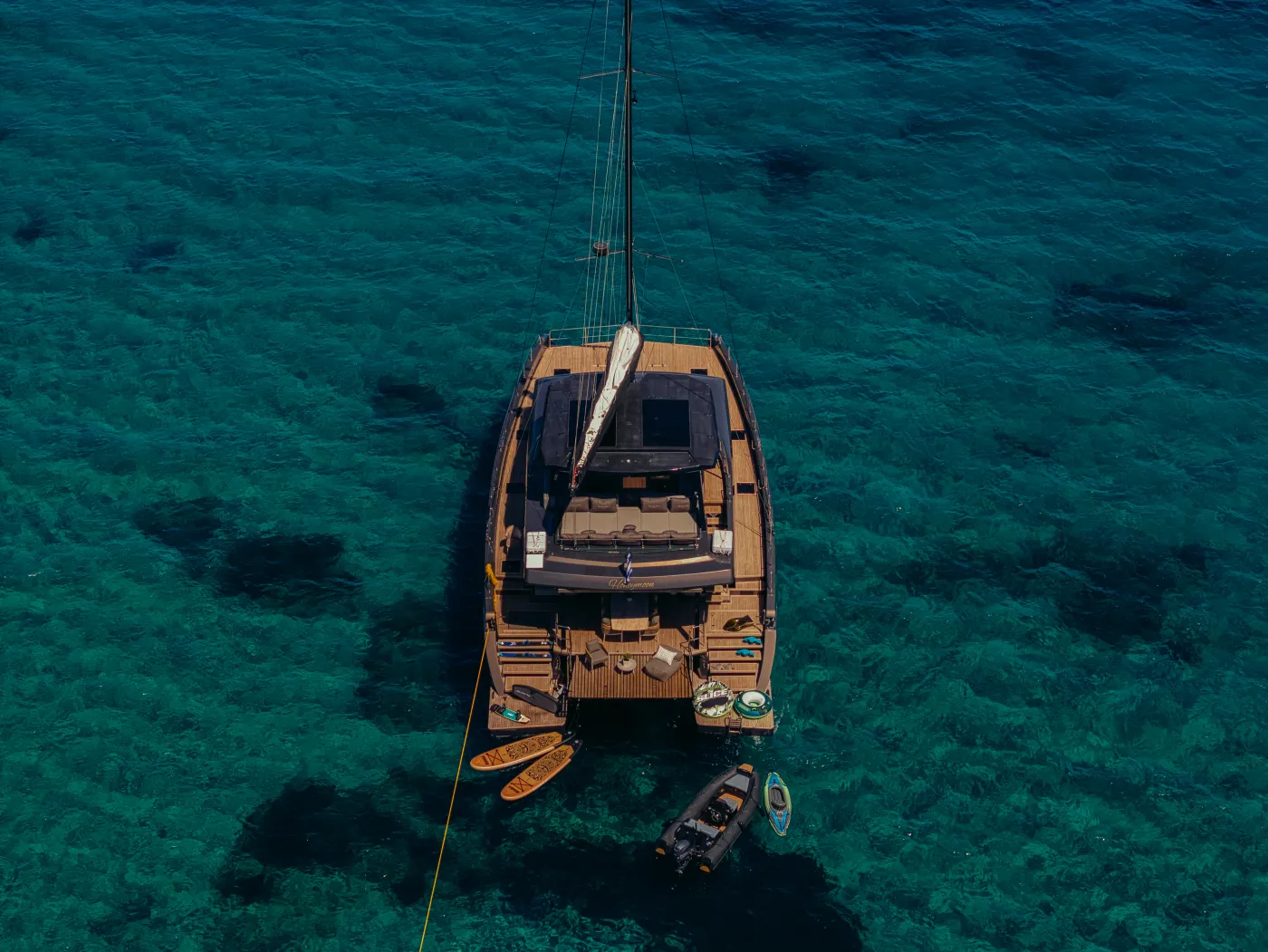 Honeymoon - Katamaran içinde Lefkada