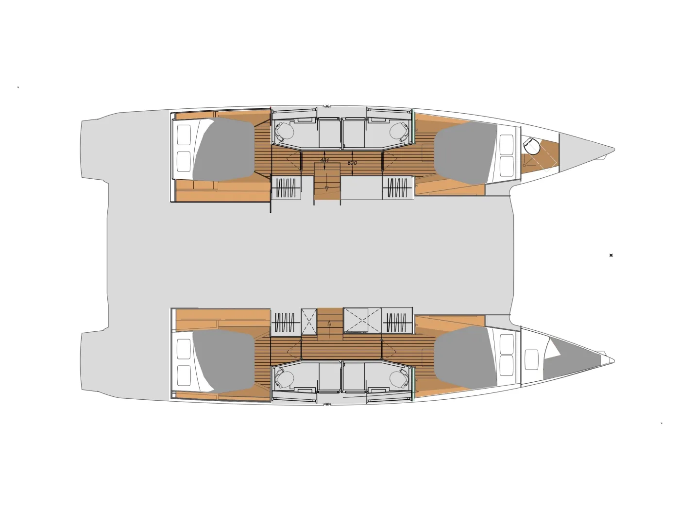 Ruinart - Catamaran in Provincia della Gallura Nord-Est Sardegna