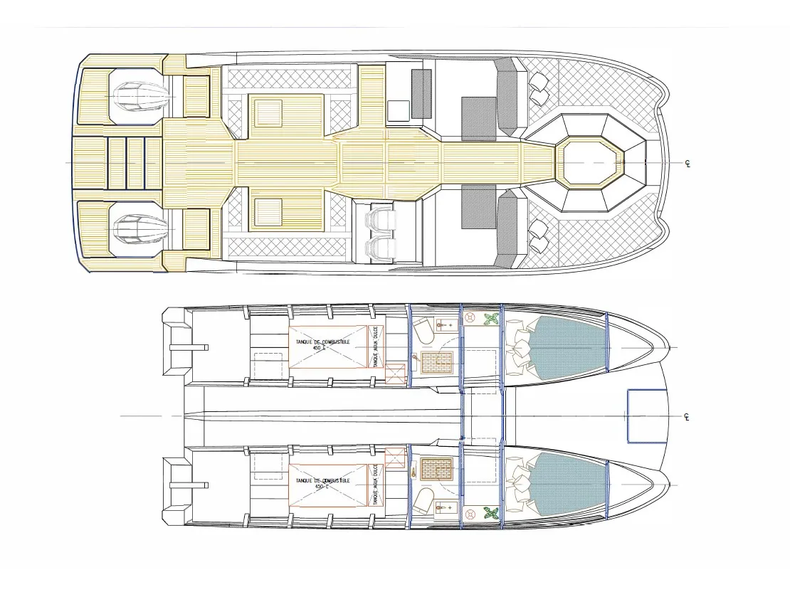 LASTOVO - Catamaran in Seget Donji