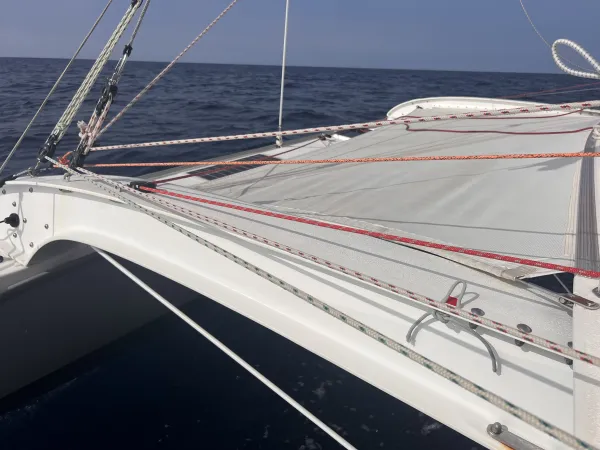 Sailing - Ropes on the wing