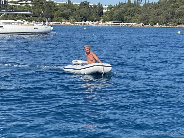 Dinghy ride