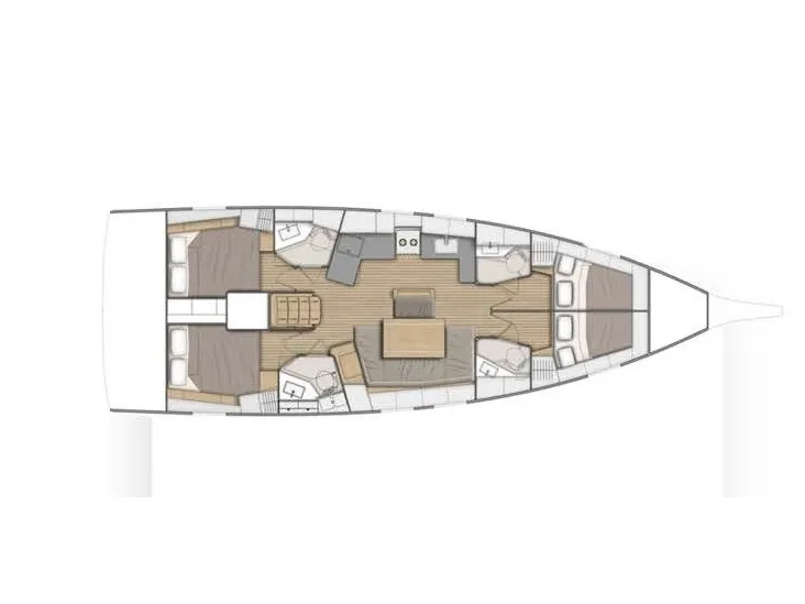Oceanis 46.1 - Yelkenli içinde Preveza
