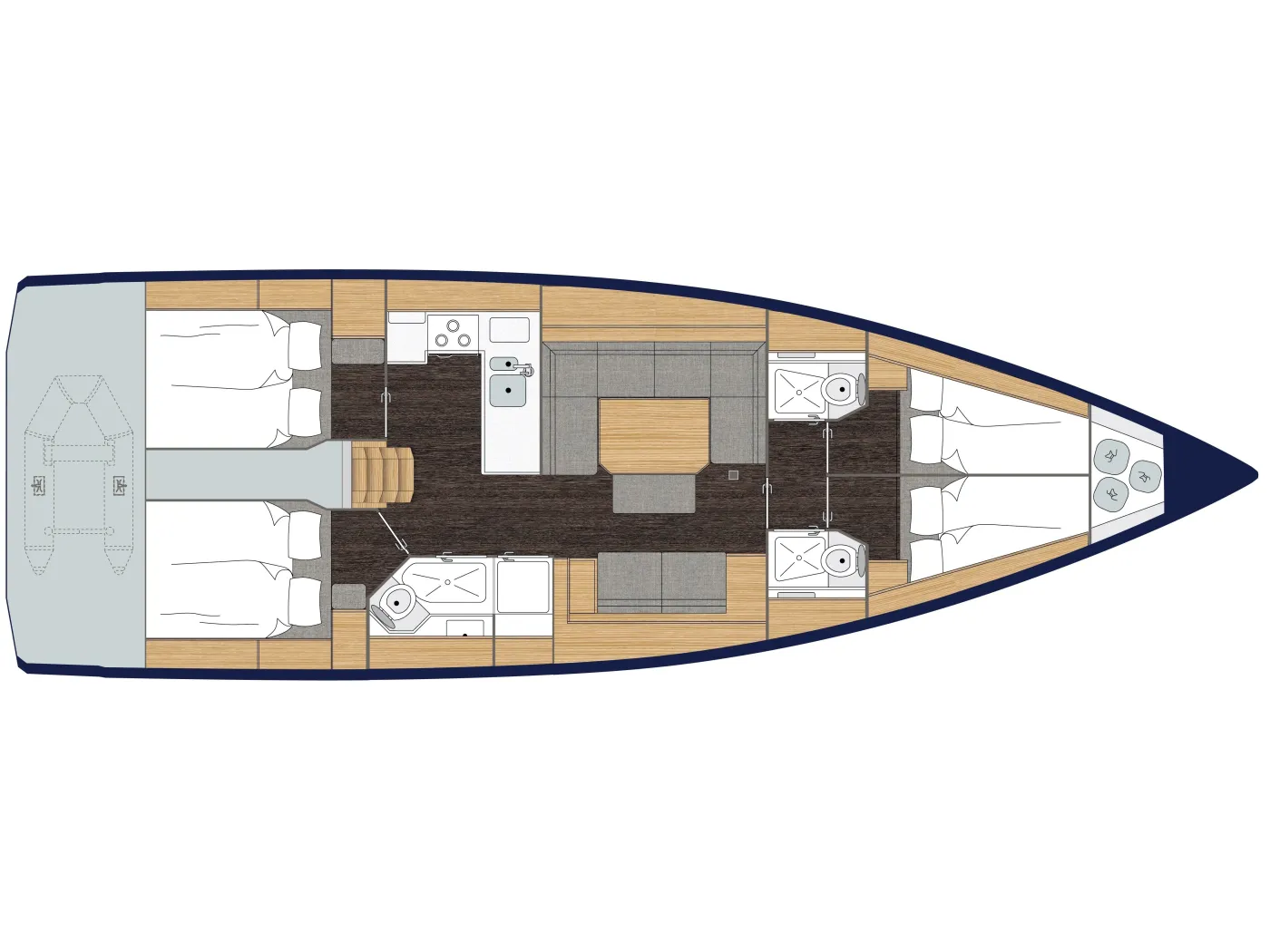 Bavaria C45 - Sailboat in Fethiye