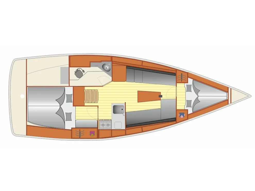 Bavaria Cruiser 34 - Yelkenli içinde Fethiye