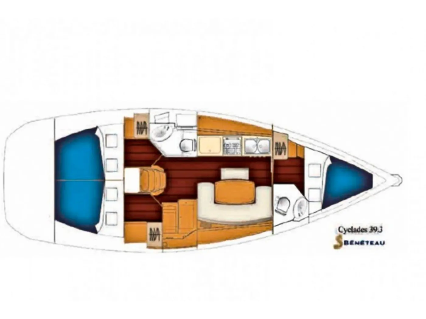 Cyclades 39.3 - Sailboat in Kerkira