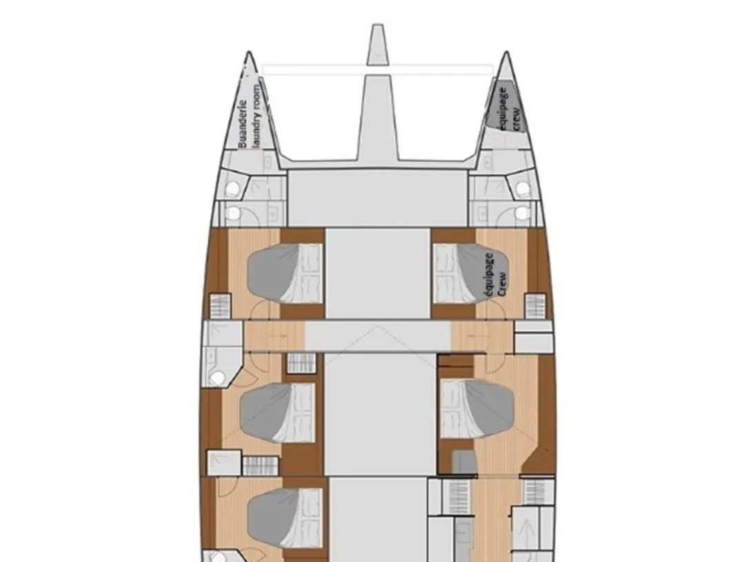 Kalista II - Katamaran içinde Cogolin