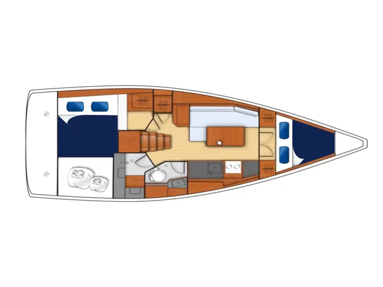 Oceanis 35 Classic - Sailboat in Tonnarella