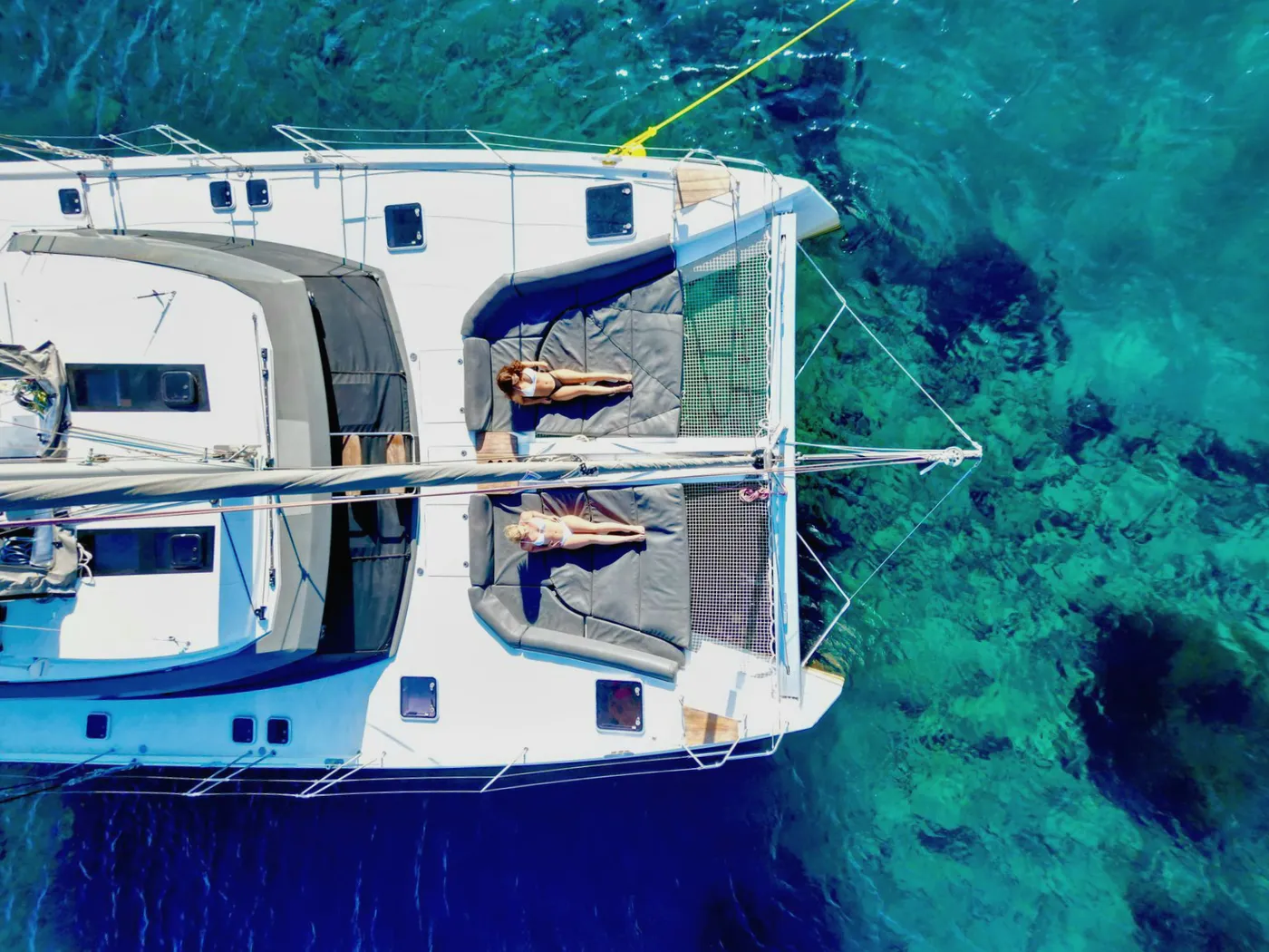IQ - Catamaran in Ormos Athinios