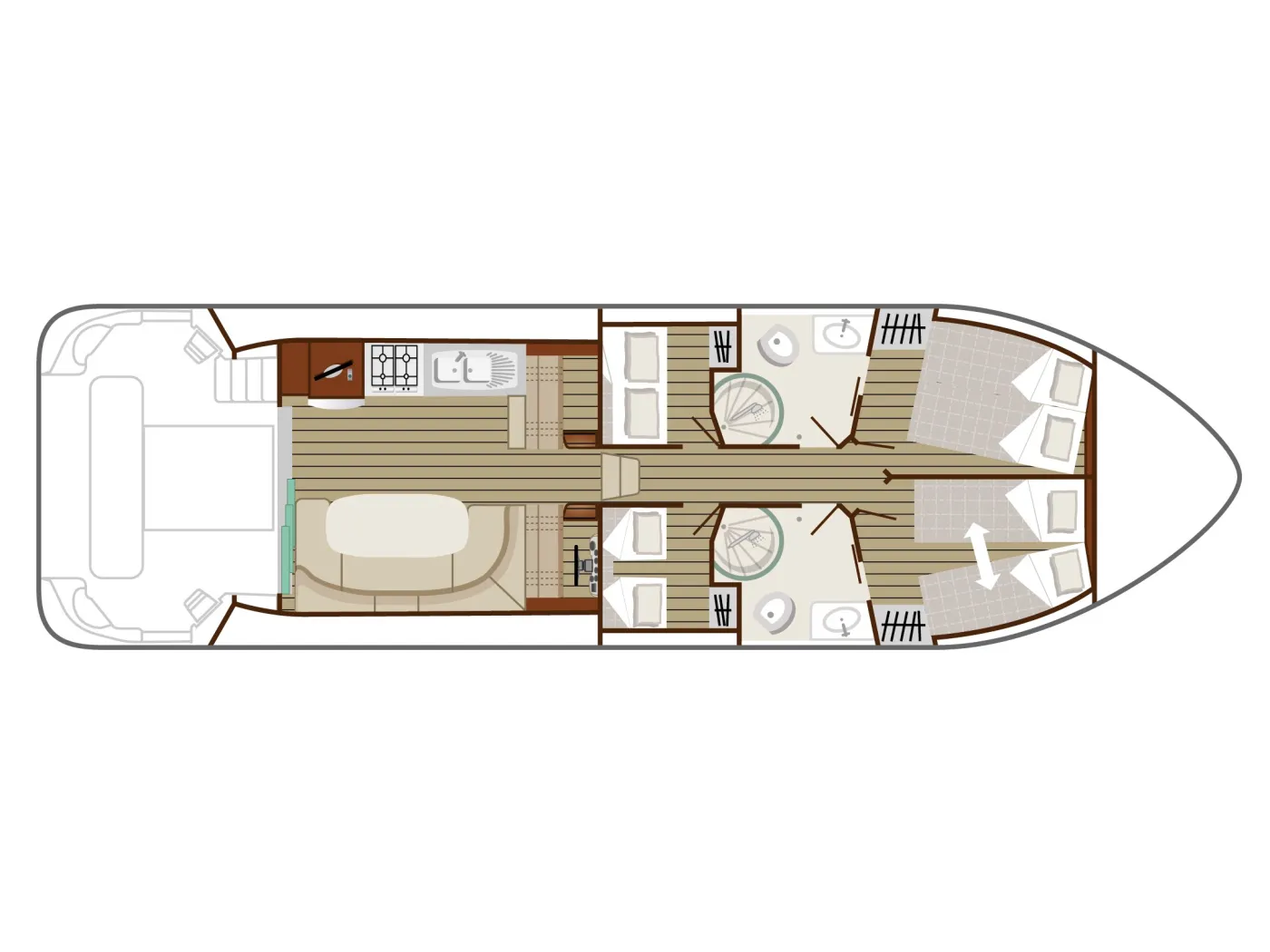 Cruiser Premium 8/10 Pers. - Motor Yacht in Kisköre