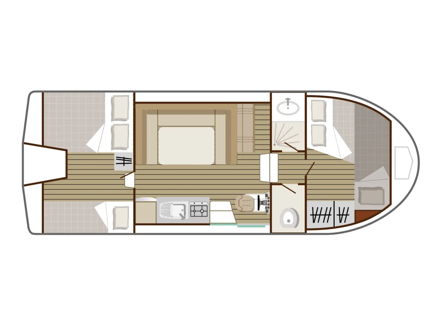 Cruiser Classic 4/8 Pers. - Motor Yacht in Sucé-sur-Erdre