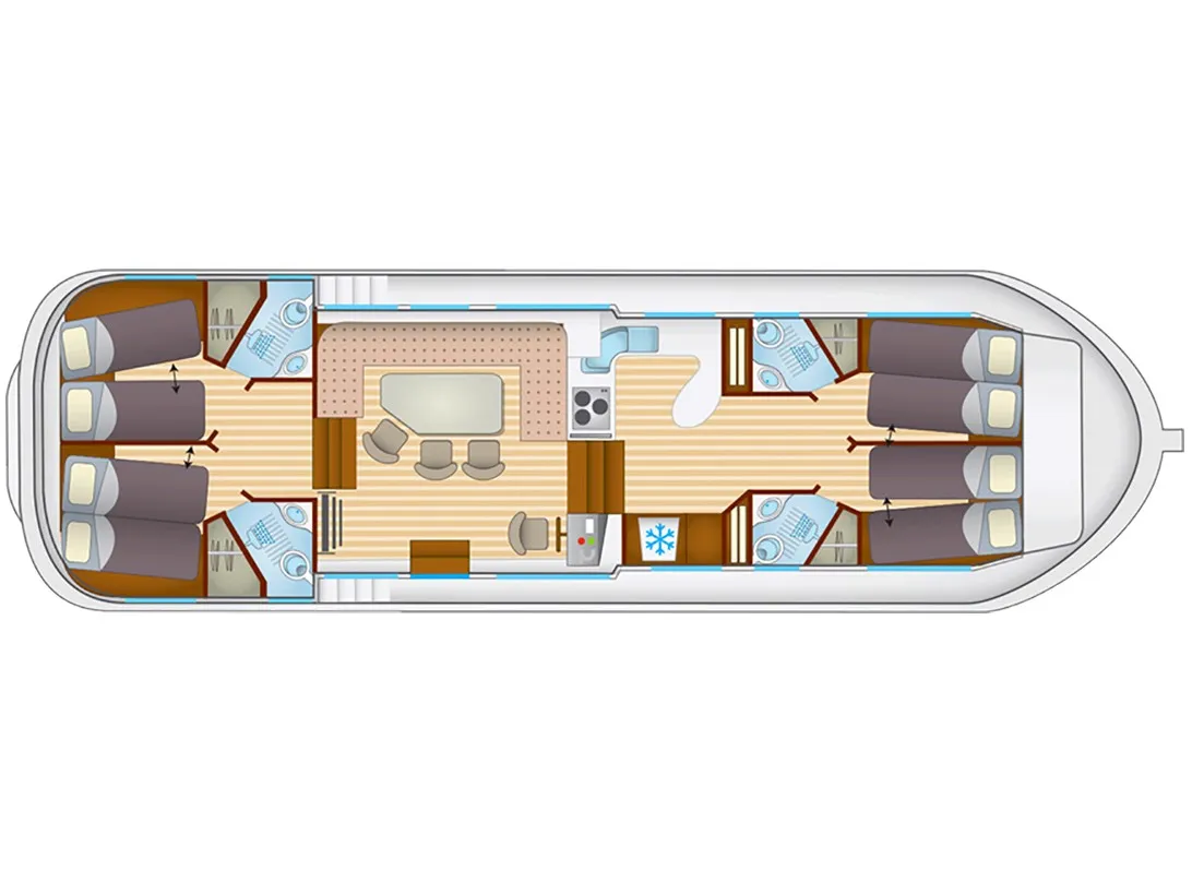Pénichette Premium 8/12 Pers. - Diğer içinde Joigny