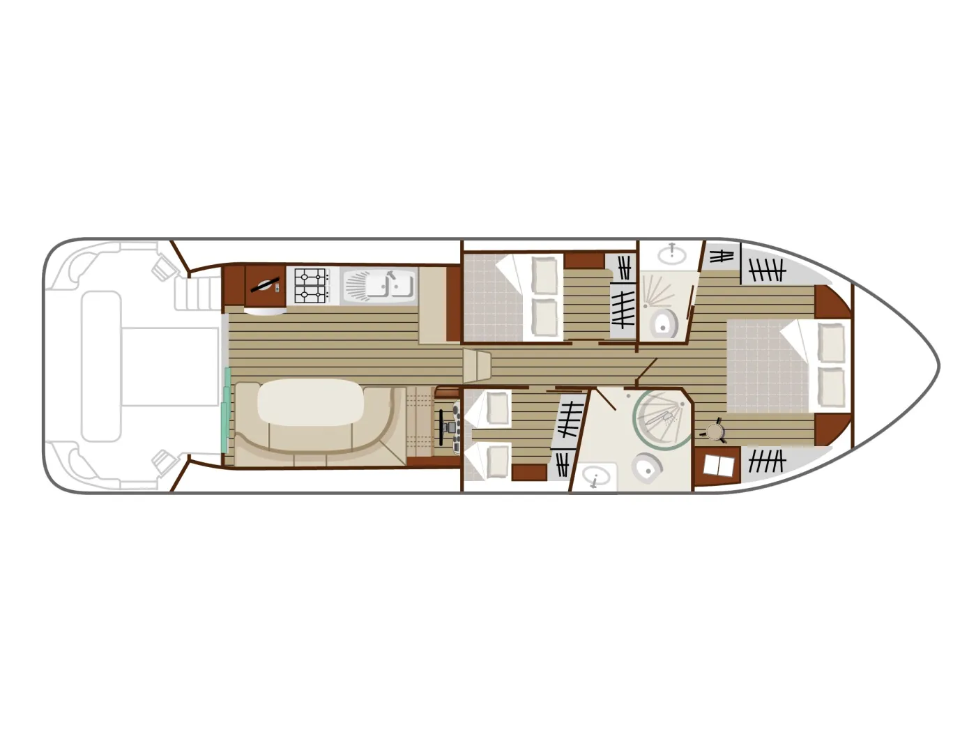 Cruiser Premium 6/8 Pers. - Motor Yacht in Cahors