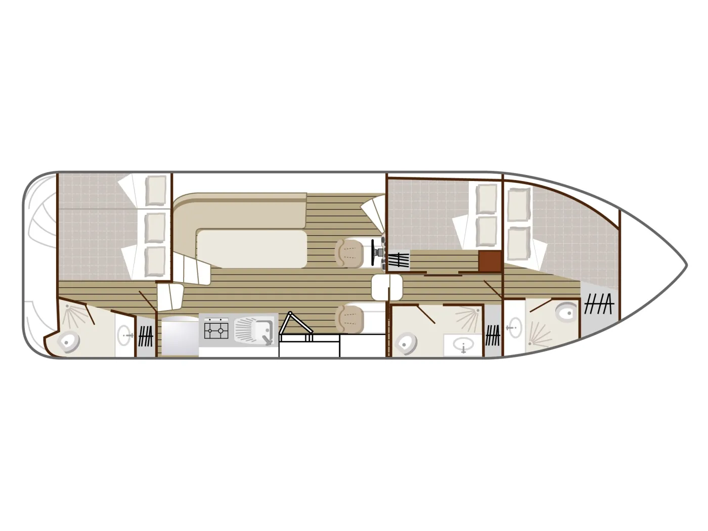 Cruiser Comfort 6/9 Pers. - Motor Yacht in Saint-Nazaire-d'Aude