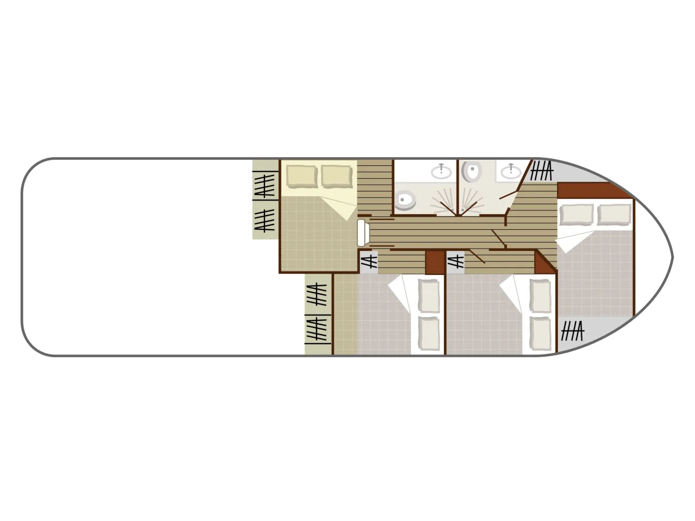 Cruiser Comfort 8/10 Pers. - Motor Yacht in Lübz