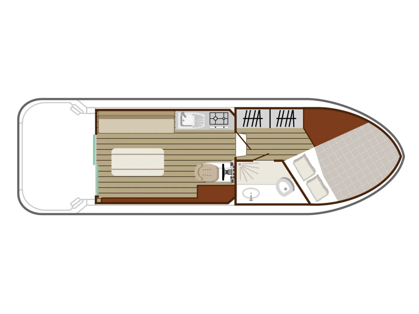 Cruiser Classic 2/3 Pers. - Motor Yacht in Sireuil