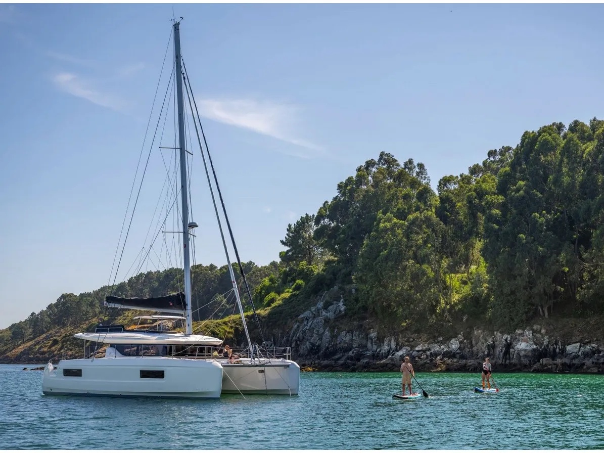 White - Catamaran in Salerno