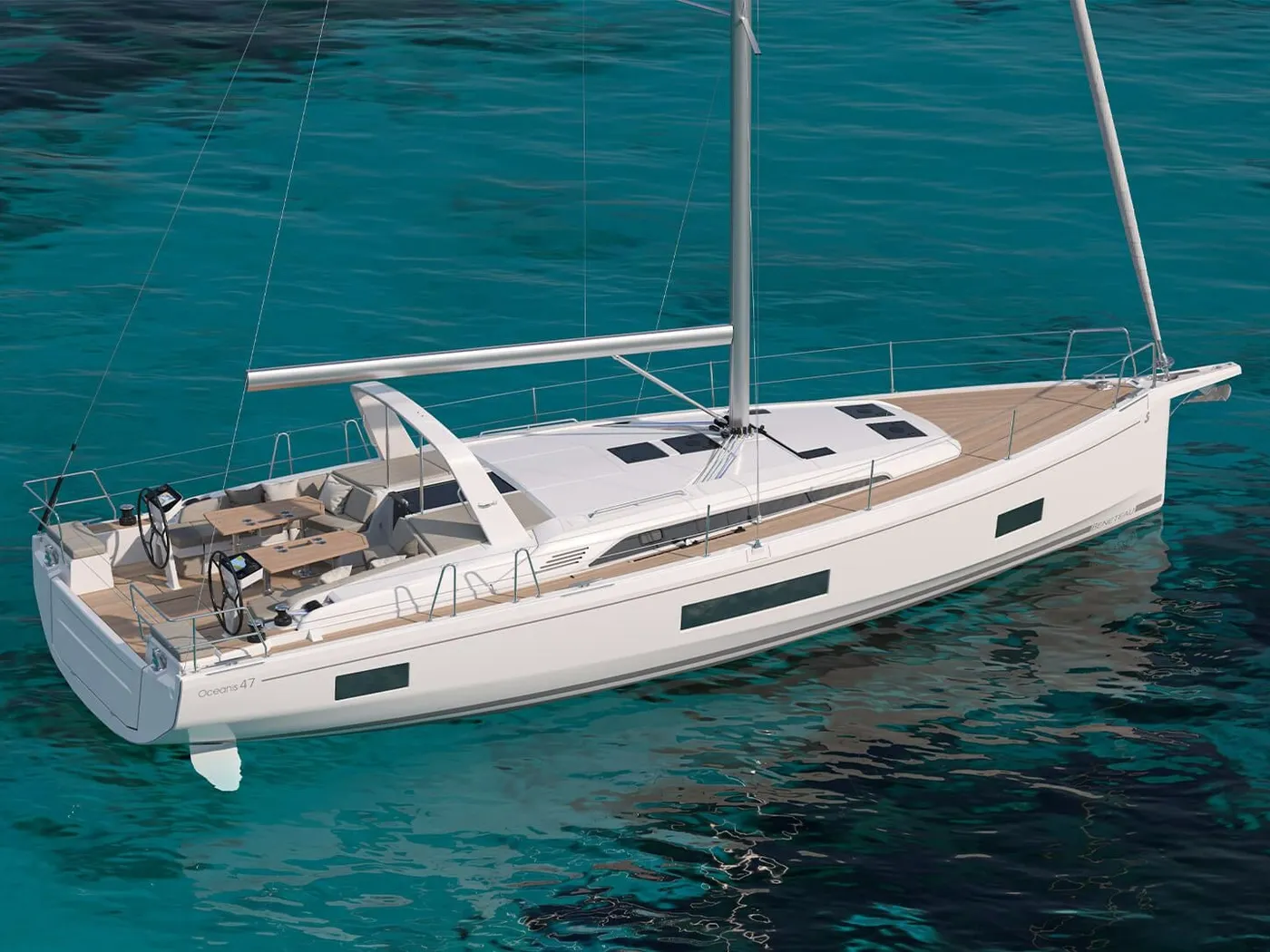 AUGUST - Sailboat in Nea Peramos