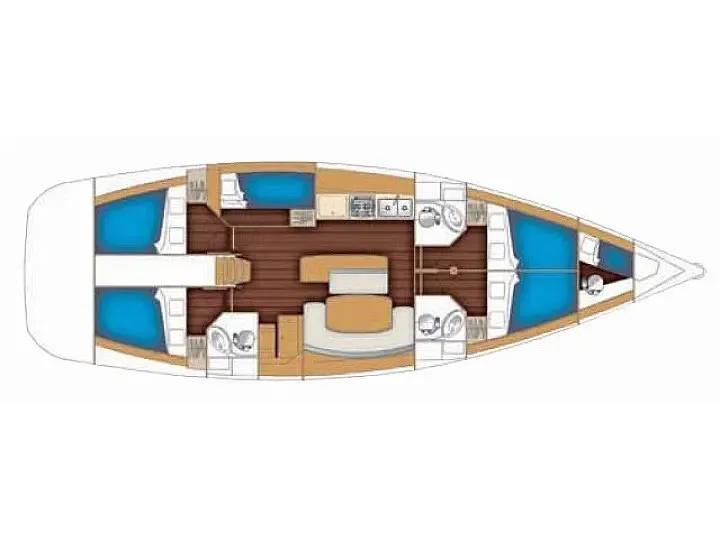 Cyclades 50.5 08 - Yelkenli içinde Alimos