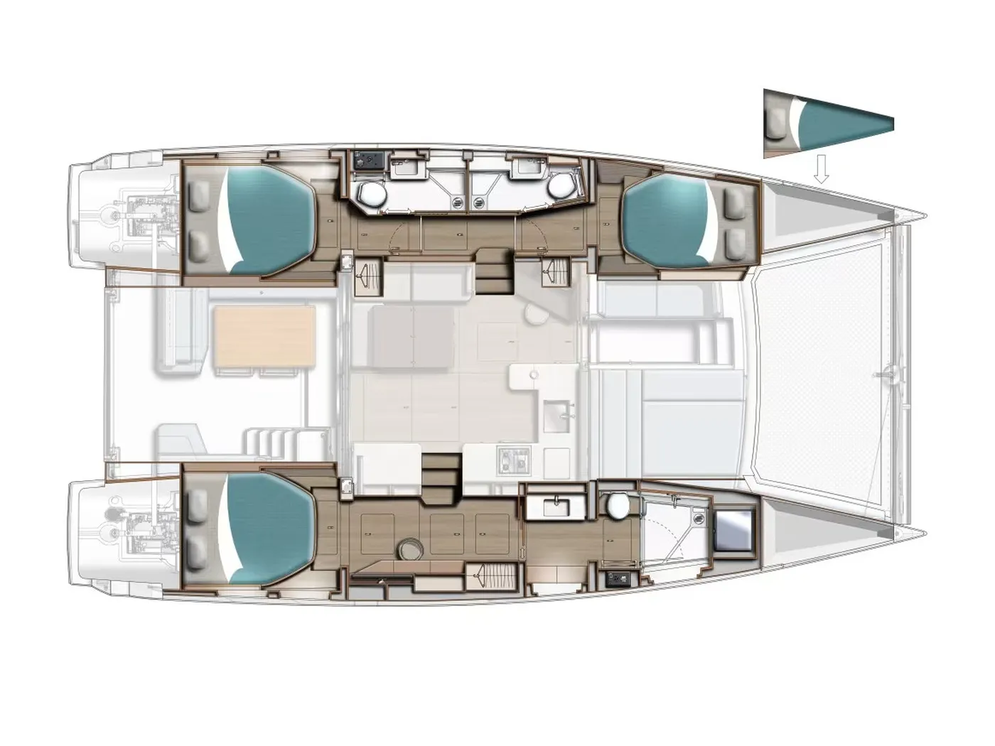 Moorings 4300 - 3 Exclusive Plus - Katamaran içinde Wickhams Cay 2