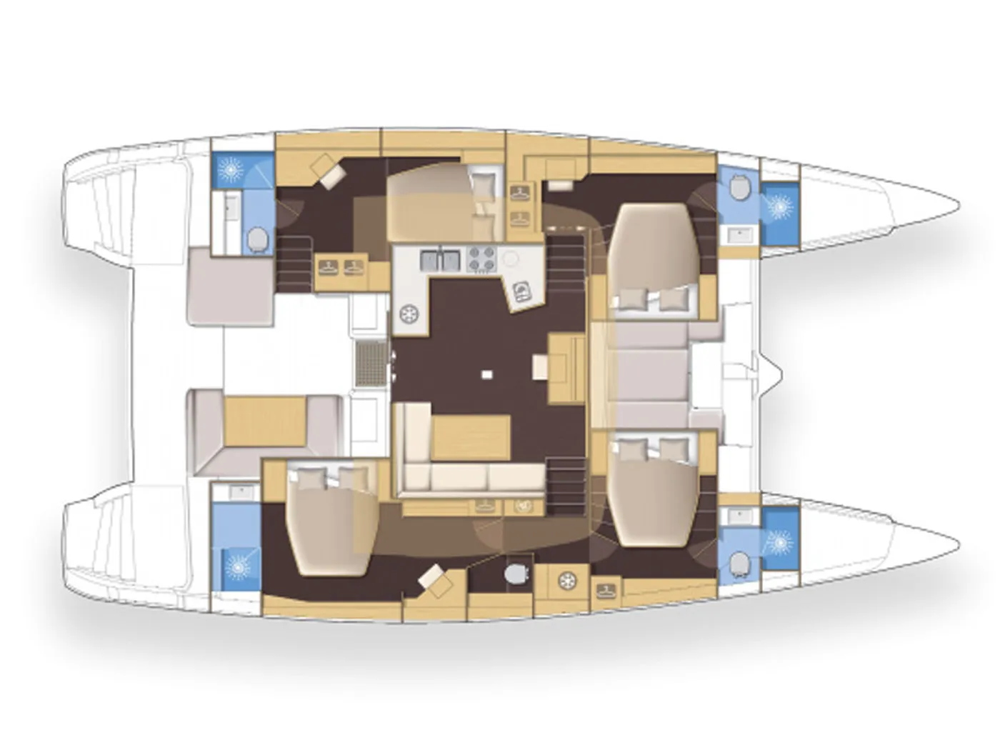 Fichissimo - Premium Line - Katamaran içinde Olbia