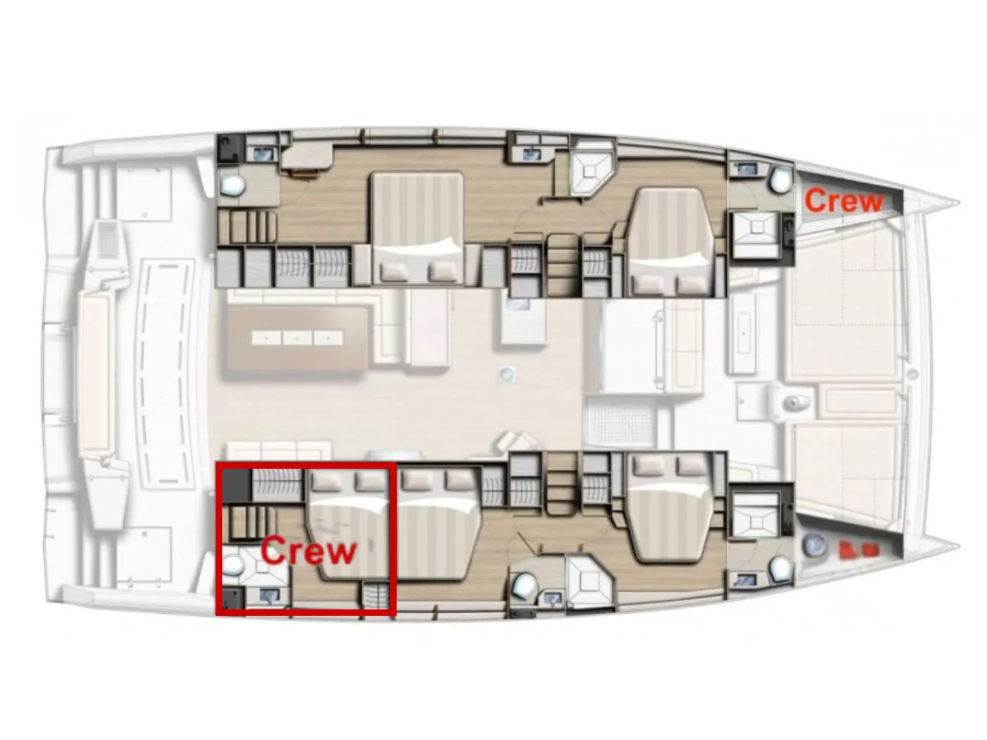 AMURA - Catamaran in Marina