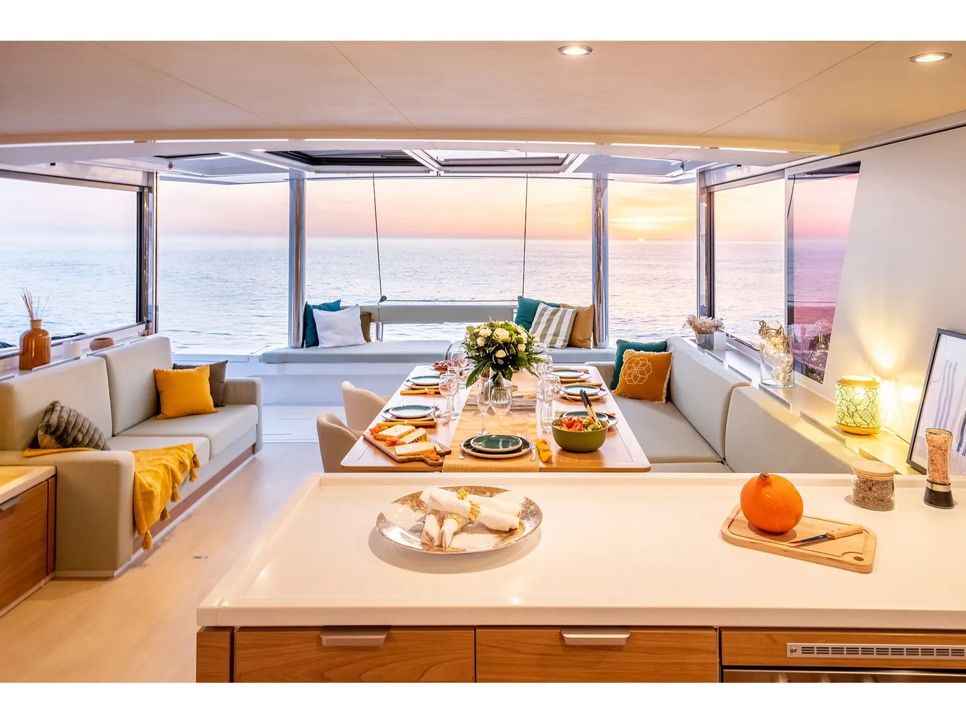 AMURA - Catamaran in Marina